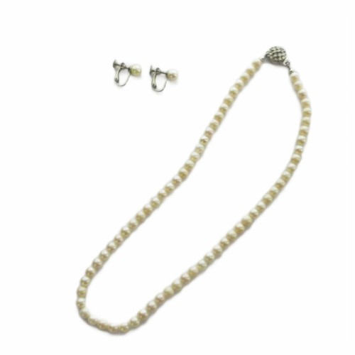 Set collana orecchini perle - set,